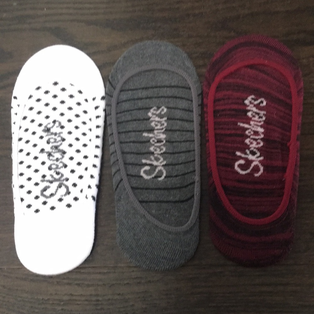 Sketchers No Show Socks 3 Pair NWOT